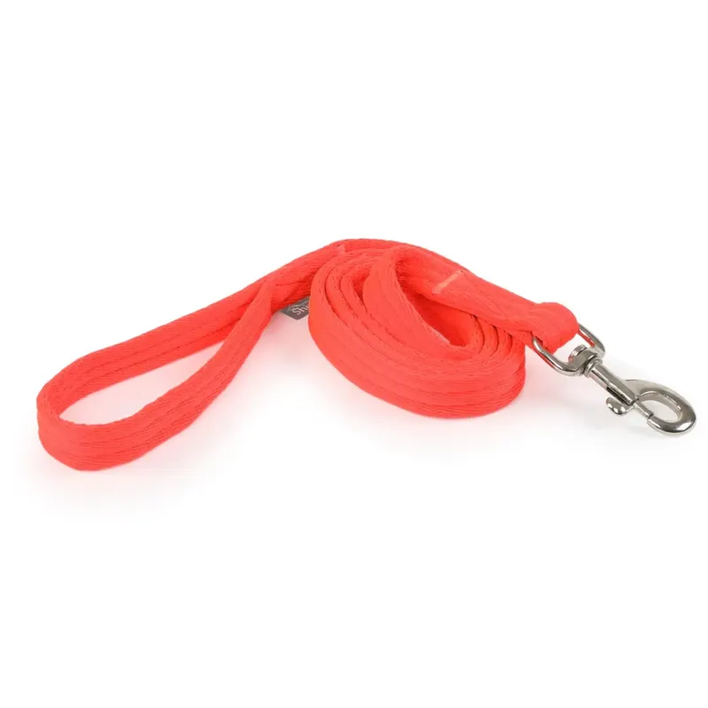 Shires Cushion Web Lead Rope - Orange